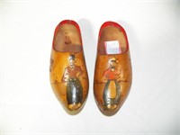 Pair of Vintage Wooden Shoes