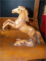 Wooden Horse,   13 inches Tall