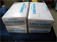 4-Boxes of Latex gloves (Large)