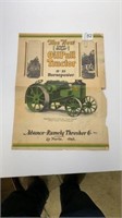 Rumley Oil-Pull Advertisement, fold out