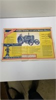 Massey Harris Wallis Tractor advertisement fold