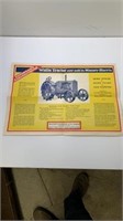 Massey Harris Wallis Tractor advertisement, fold