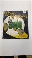 John Deere “H “ Advertisement, 36 pages