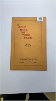 Spramotor “A gold mine on your farm” booklet 44