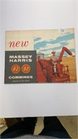 Massey Harris 82, 92 combines advertising booklet