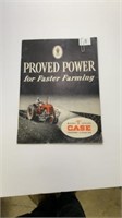 Case, model “D” tractor catalogue 24 pages