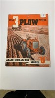 Alice Chalmers, Full three plow power, 16 pages