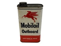 MOBILOIL PEGASUS OUTBOARD QT. OIL CAN