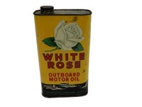 WHITE ROSE OUTBOARD MOTOR OIL IMP. QT. CAN