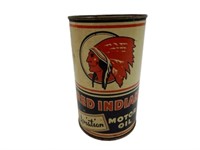 RED INDIAN AVIATION MOTOR OIL IMP. QT. CAN