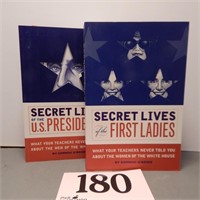 2 COPIES OF "SECRET LIVES OF THE FIRST LADIES