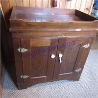 Wood cabinet- dry sink style