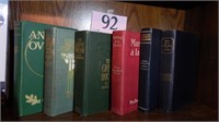 6 ANTIQUE BOOKS "ANTHONY OVERMAN" 1906, "MLLE DE