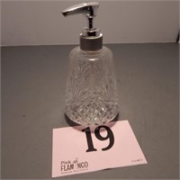 GLASS SOAP / LOTION DISPENSER