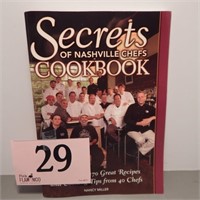 "SECRETS OF NASHVILLE CHEFS COOKBOOK" BOOK
