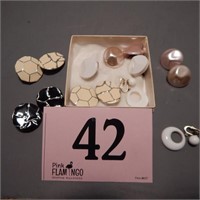 ASSORTED CLIP-ON EARRING PAIRS