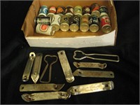 Vintage Box Bottle Openers, Falstaff, Griesedieck,
