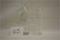 2 Pyrex Glass Baby Bottles