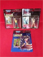 Three Vintage Starting Lineup Action Figures