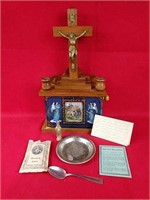 Vintage Catholic Prayer Station