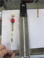 2 Vtg. Candy Thermometer-Acu-rite & Taylor