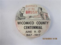 1967 Brother of the Brush Wicomico Centennial