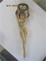 8 in. Long Cast Iron Woman Bottle Opener