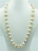 $1126 S/Sil FW Pearl Necklace