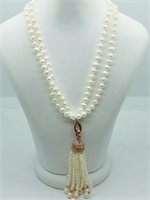 $989 S/Sil FW Pearl Necklace