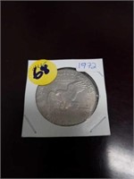 1972 eagle silver dollar