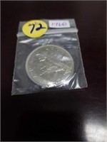 1968 Canadian silver dollar