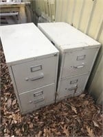 2 - 2 Drawer File Cabinets