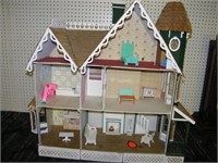 3 Story wood doll house