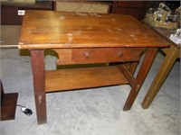 Mission Oak style library table
