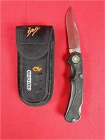Western Folding Pocket Knife and Gerber Sheath
