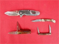 Four Miscellaneous Pocket Knives