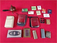 Vintage Lighters, Hand Warmers and Matches