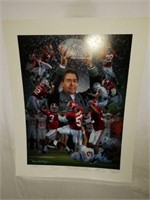 Signed Daniel Moore "Crimson Tradition" AP Print