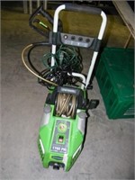 Greenworks power washer comes on