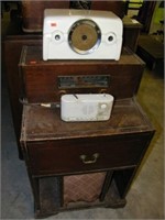3 Pc Vintage Motorola radio & record player wood
