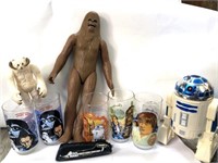 1970's Star Wars Action Figures & Glasses