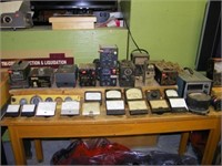 28 Pc power supplies, test equipment, meters