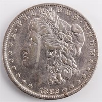 Coin 1882-O Over S  Morgan Silver Dollar XF
