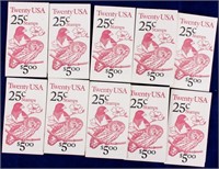 Stamps $50.00 U.S. Postage in Booklets