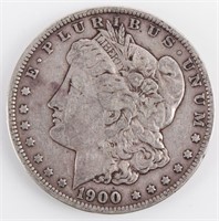 Coin 1900-S Morgan Silver Dollar VG+
