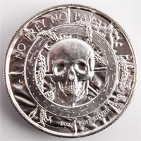 Coin 2 Troy Ounce Pirates Silver Round