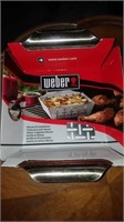 Weber deluxe s/s grilling basket. 7.5" x 7.5"