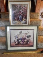 Set of 2 Pictures - Lilac & Fruit