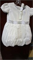 Ivory flower girl dress with matching bloomers
