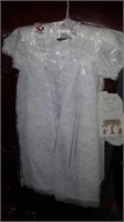 Christening gown. White lace with matching